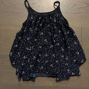 Girls navy blouse sz 10 NWT